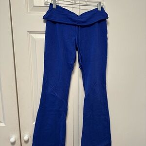 Free People Royal Blue Track Pants